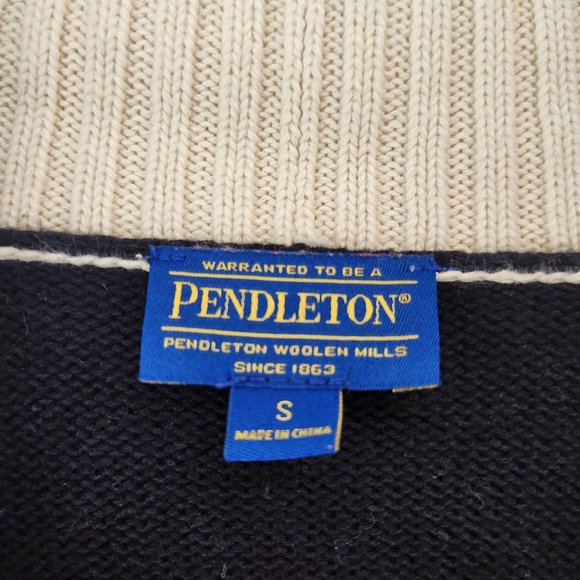 Pendleton Colorblock Southwestern Cardigan Sweater Long Toggle Button Women's S - Picture 5 of 6